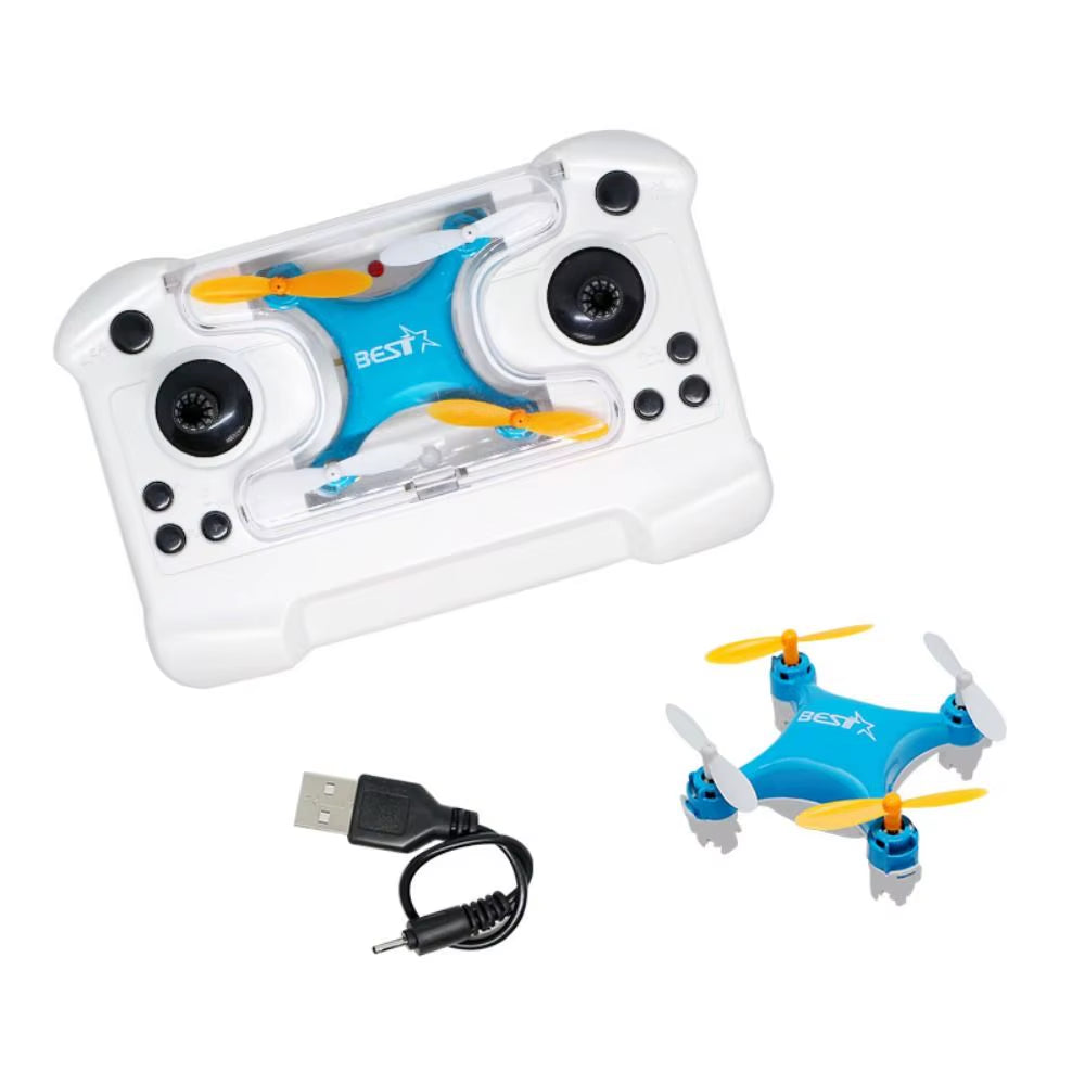 ABS Mini Remote Control Aircraft Rechargeable Flying Rotation Remote Control Drone Durable Portable