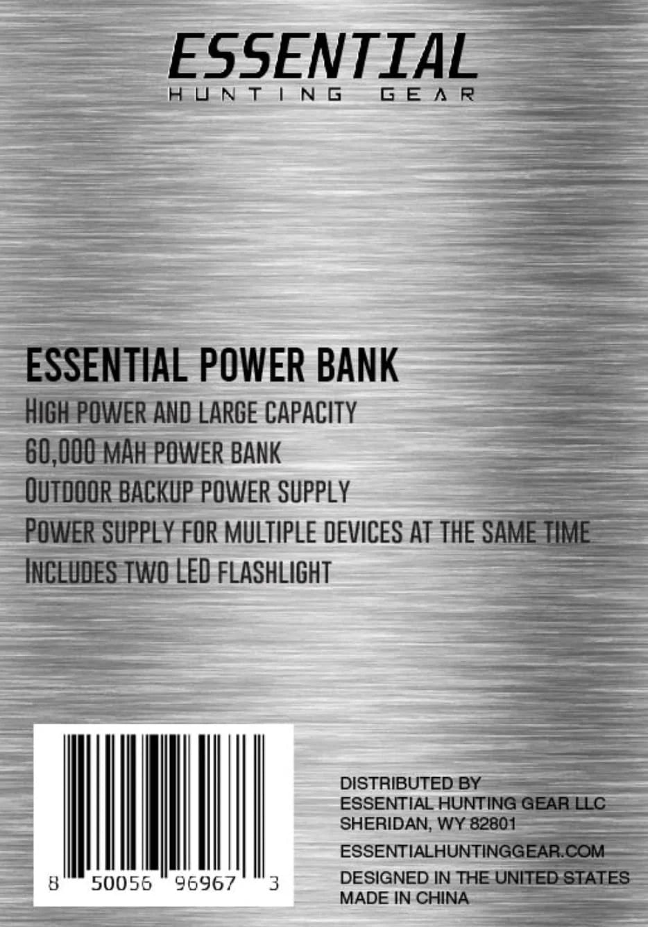 Mid Sized Power Bank 60,000Mah