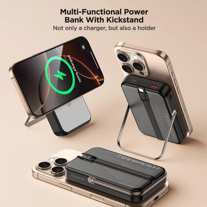 Magnetic Power Bank 10K Wireless Portable Charger (20W)