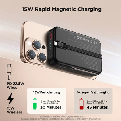 Magnetic Power Bank 10K Wireless Portable Charger (20W)