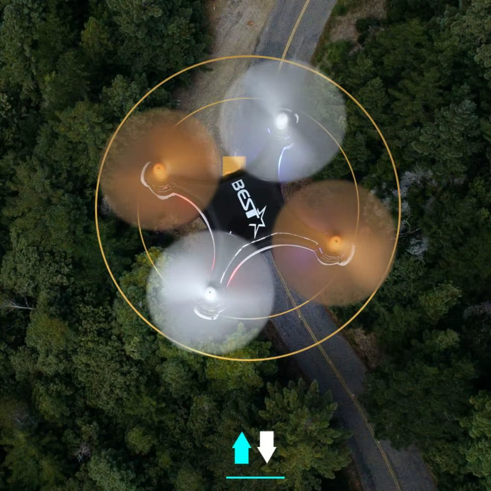 ABS Mini Remote Control Aircraft Rechargeable Flying Rotation Remote Control Drone Durable Portable